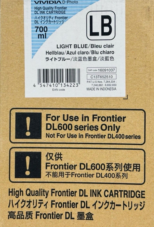 *Genuine Light Blue Ink 700ML For Frontier DL600 DL650 ~ FujiFilm 16091037 NEW