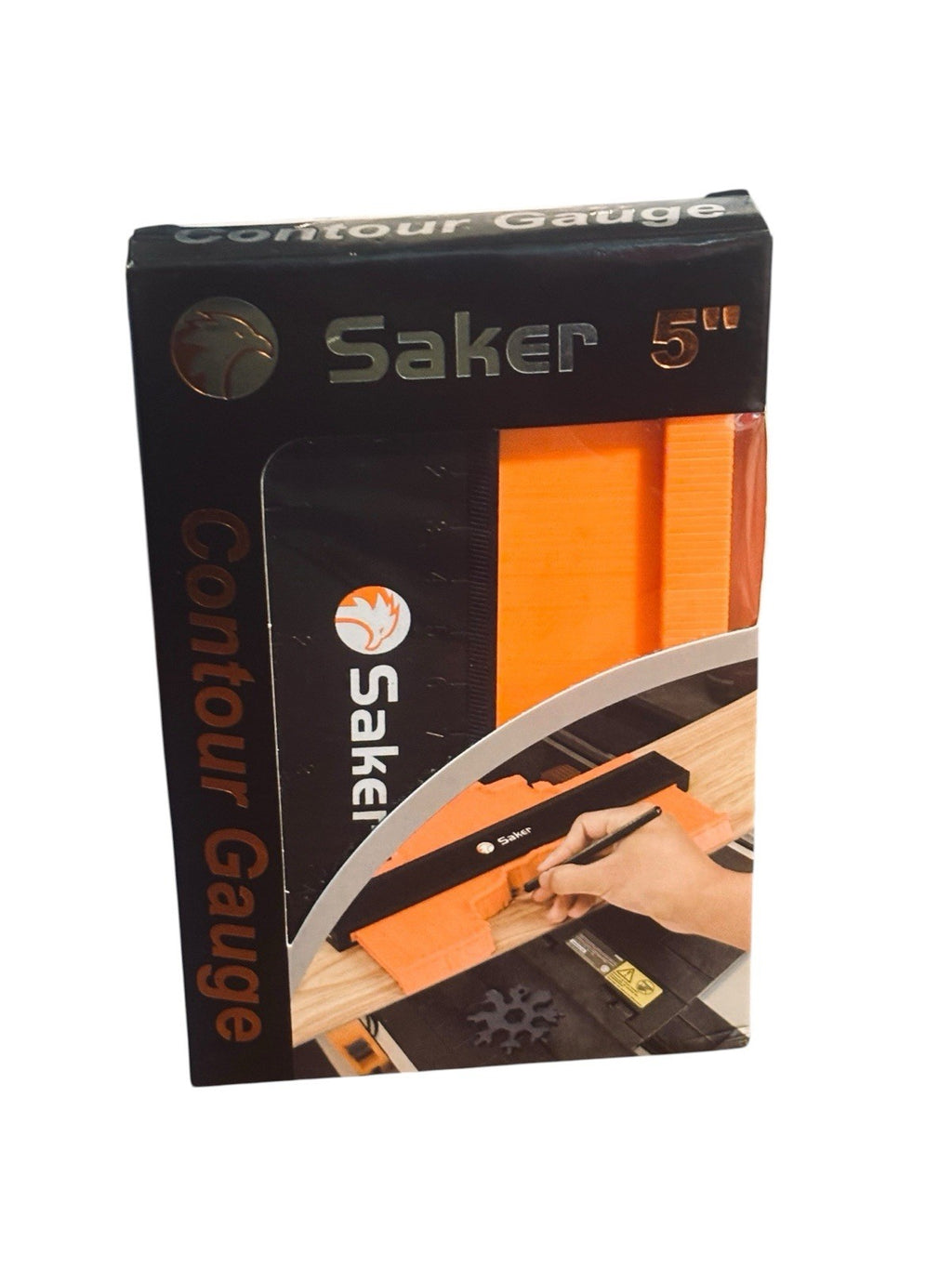 Saker Contour Gauge (5 Inch Lock) Profile Tool- Adjustable Lock-Precisely Cop...