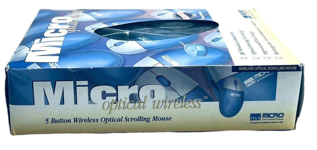 *WIRELESS MICRO MOUSE OPTICAL MODEL PD750P (RF WIRESS CONNECTIVITY) w/5-BUTTOMS