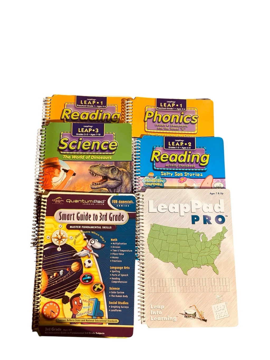*Vintage 2001 LeapFrog Leap Pad Learning System Console/Bag/Books/Games WORKS