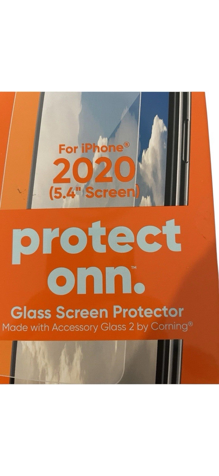 Protect Onn Glass Screen Protector for iPhone 2020 ( 5.4 in. Screen)