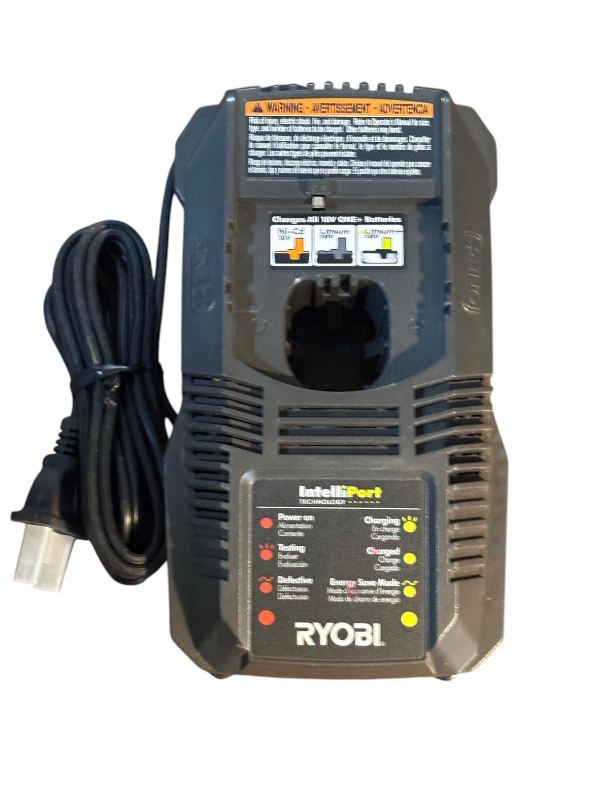 Ryobi P118 18V Lithium-Ion Battery Charger  Only Tested Works