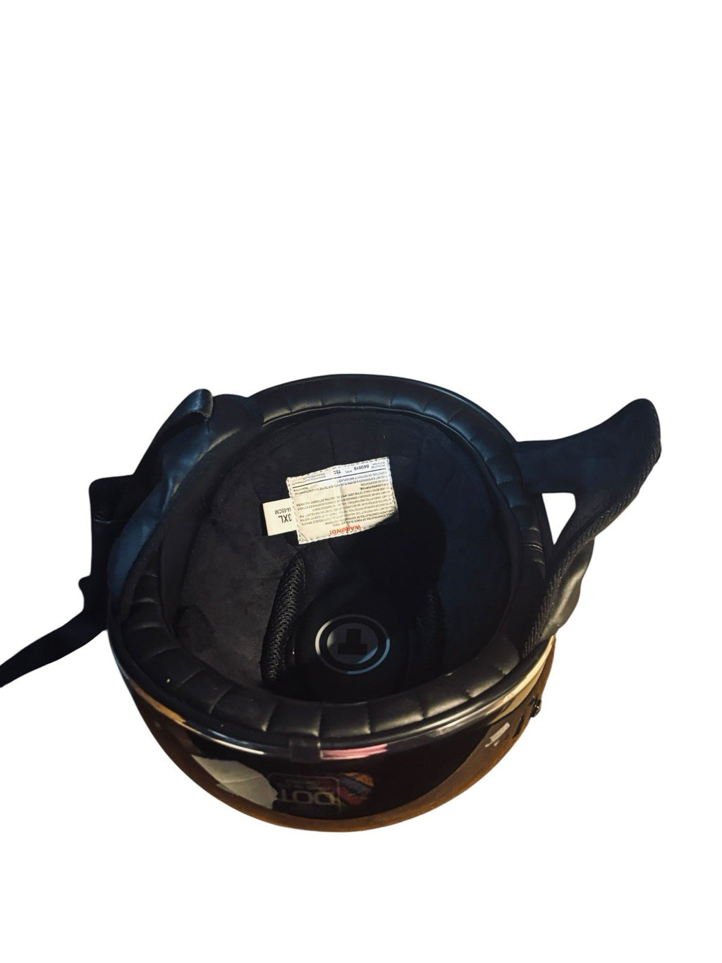 TORC Motorcycle Retro Helmet T5 Fiberglass Cruiser Half Shell Open Face DOT 3XL