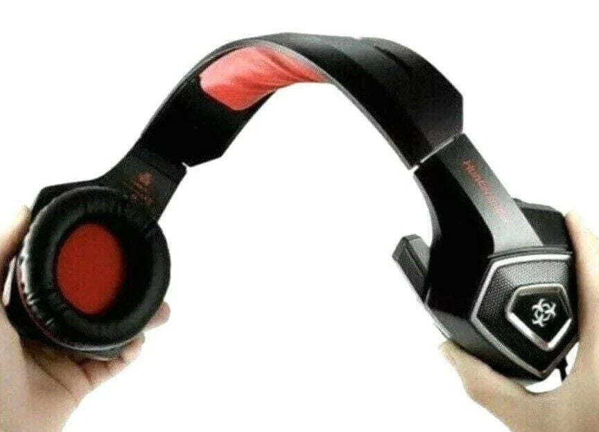*PRO GAMING HEADPHONES RGB 3.5mm 4Pin-V-1, w/Backlight HUNTERSPIDER