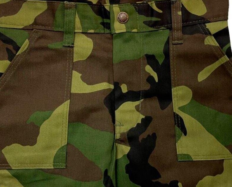 Camouflage Shorts CHILD Size 12 - Waist 13'' Made In USA ~ NEW