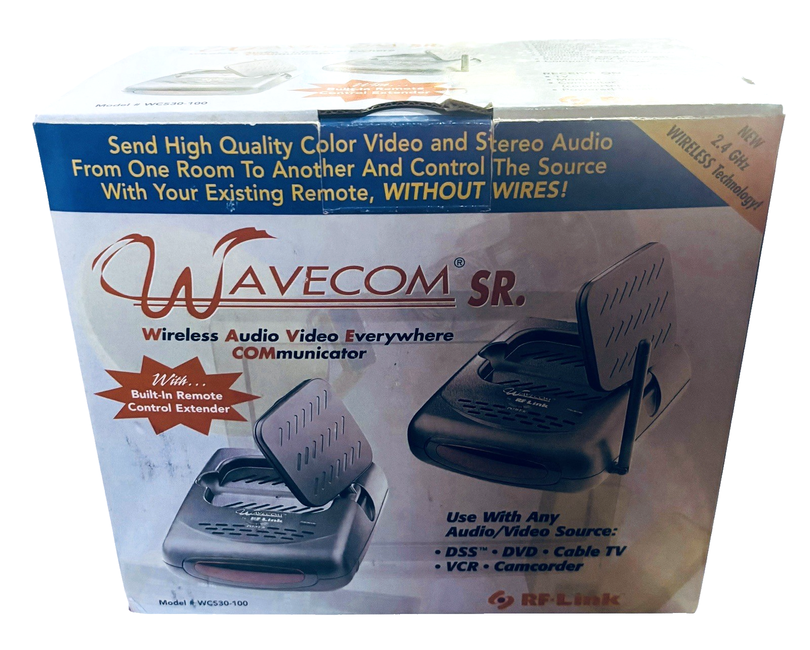 VTG WaveCom Sr. (Tx 888 / Rx 999) Wireless Audio Video Everywhere Communicator 