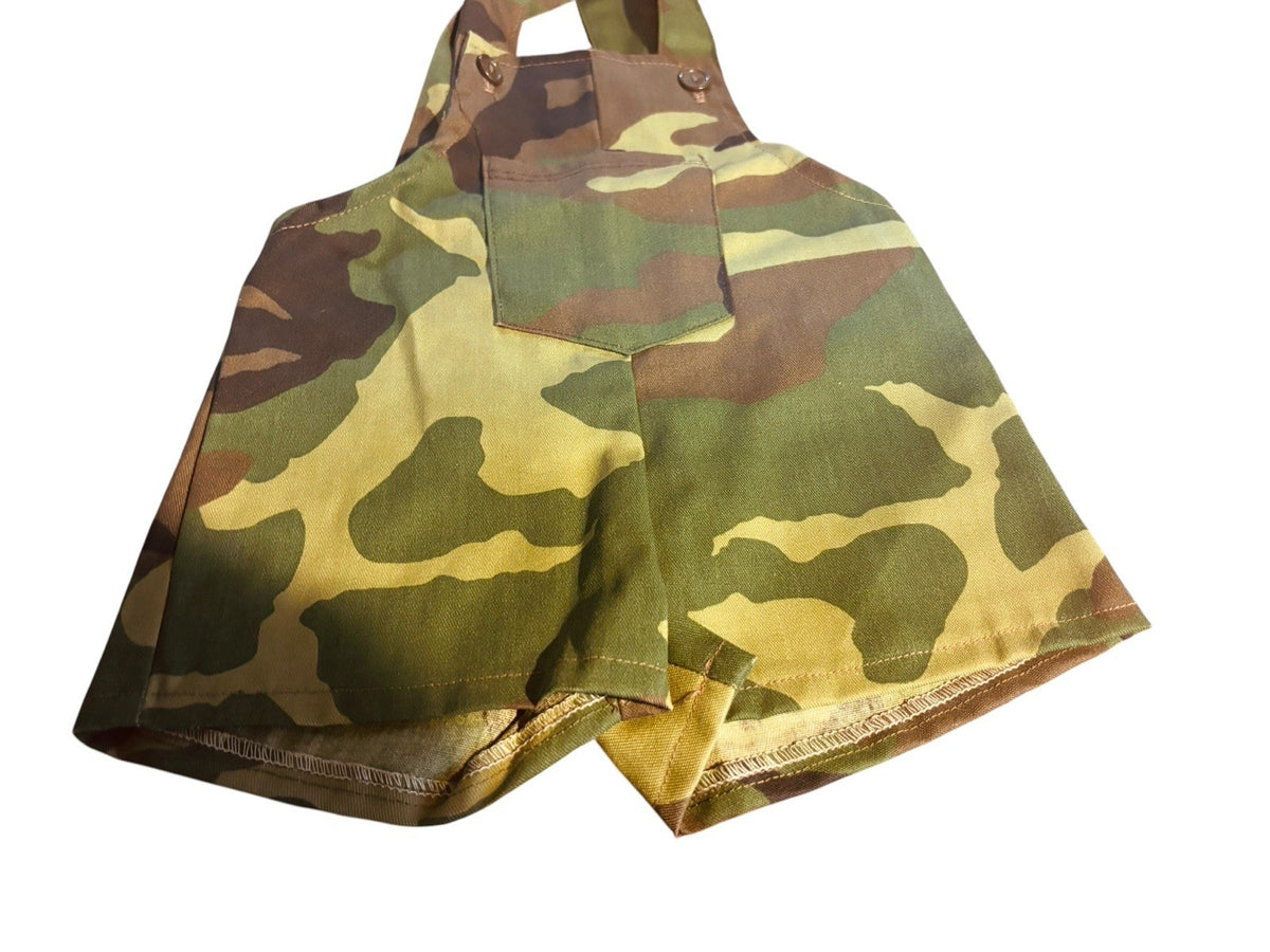 *Young Commandos Camouflage Toddler Overalls, Size 12 Months NEW