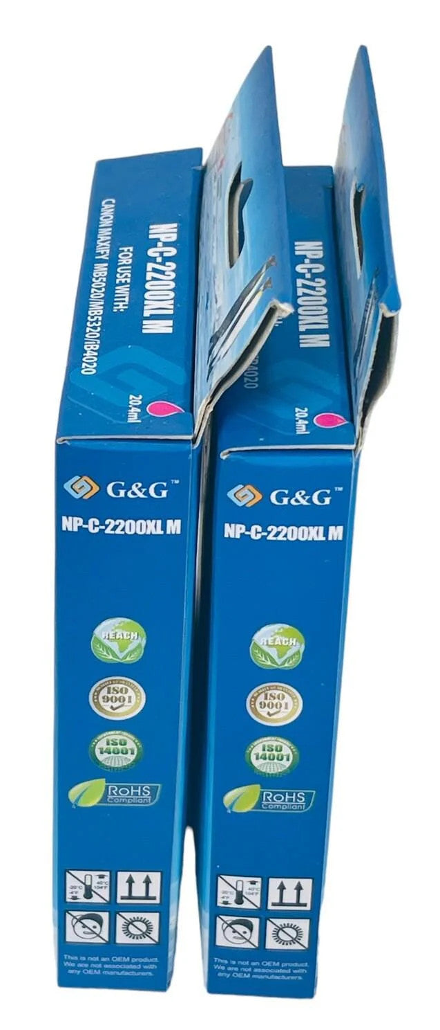 *G&G INK CARTRIDGE, COLOR-MAGENTA Model:NP-C-2200XL M