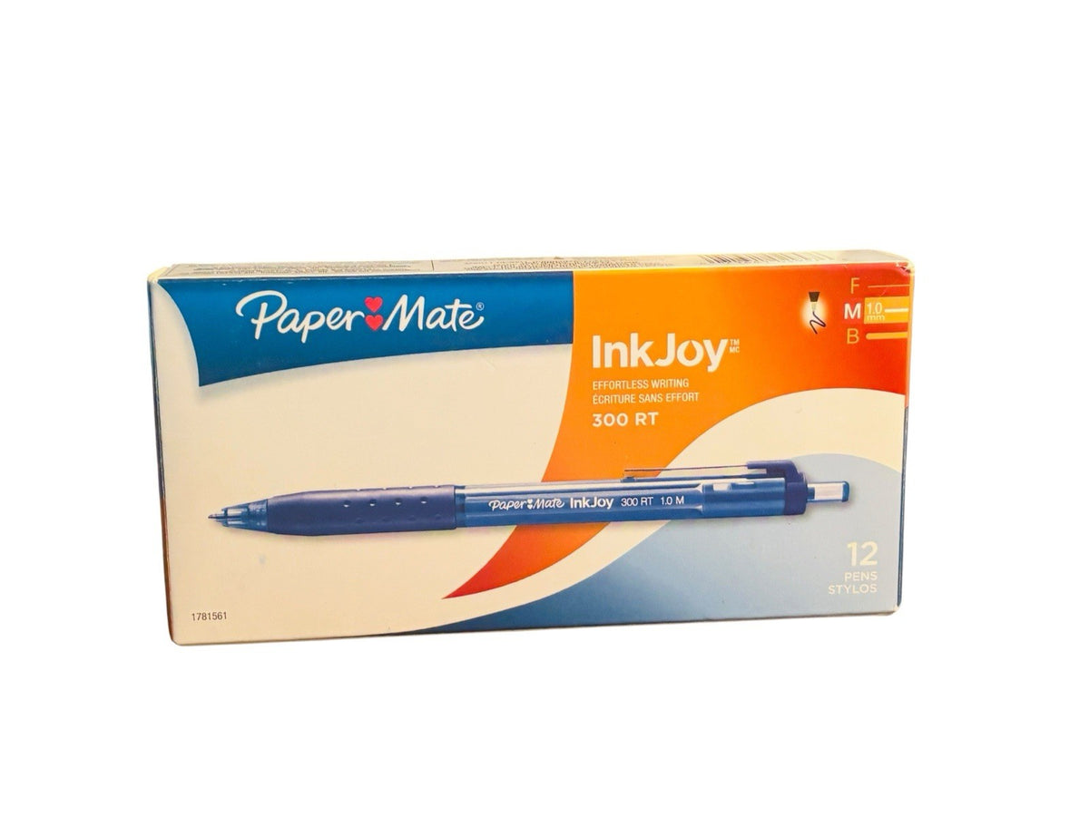 *Paper Mate Retractable Pens 300 RT, Medium Point 1.0mm Translucent B