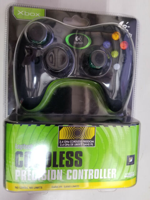 *Logitech Cordless Precision Xbox Controller Black (963321-0403) No Dongle ML447
